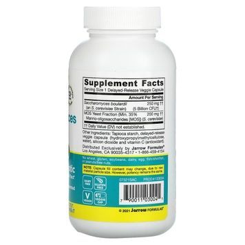 Комплекс Пробиотиков Сахаромицеты Буларди, Saccharomyces Boulardii, Jarrow Formulas, 90 капсул,  Jarrow Formulas фото