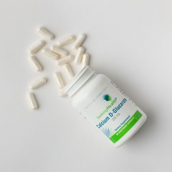 D-глюкарат кальция, 250 мг, Calcium D-Glucarate, Seeking Health, 60 капсул,  Seeking Health фото