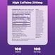 Кофеїн високоефективний, 200 мг, High Caffeine, Natrol, 100 таблеток,  Natrol фото 5
