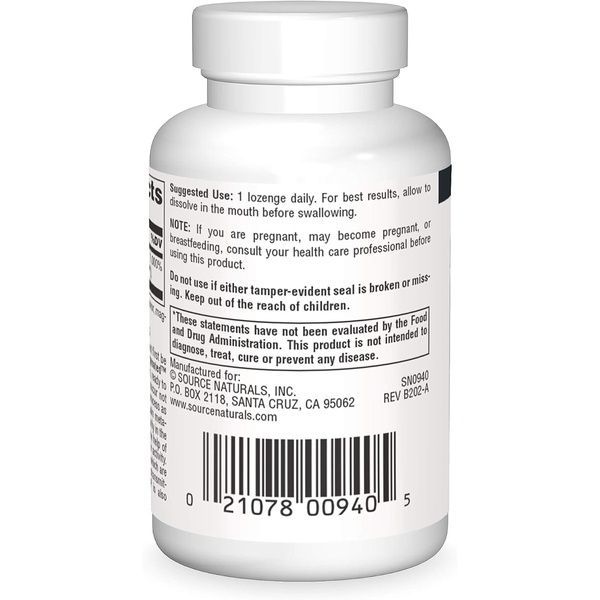 Коензим Вітаміну B6, 25 мг, Coenzymated&trade; Vitamin B6, Source Naturals, 30 таблеток для розсмоктування,  Source Naturals фото
