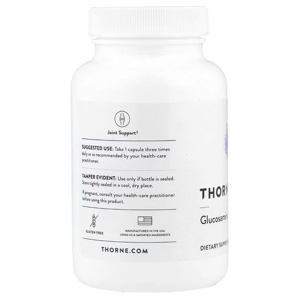 Глюкозамін та хондроїтин, Glucosamine & Chondroitin, Thorne, 90 капсул,  Thorne фото