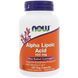 Альфа-Липоевая Кислота, Alpha Lipoic Acid, Now Foods, 100 мг, 120 капсул,  Now Foods фото 1