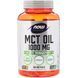 Олія МСТ, MCT Oil, Now Foods, 1000 мг, 150 желатинових капсул,  Now Foods фото 1