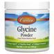Глицин в порошке, свободная форма аминокислоты, Glycine Powder, Free Form Amino Acid, Carlson, 100 гр,  Carlson фото 1