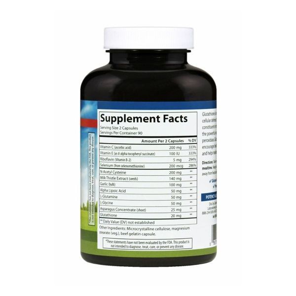 Посилювач Глутатіону, Glutathione Booster, Carlson, 180 капсул,  Carlson фото