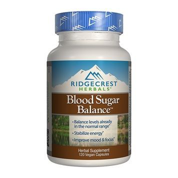 Комплекс для Нормалізації Цукру в Крові Blood Sugar Balance, RidgeCrest Herbals, 120 гелевих капсул,  Ridgecrest Herbals фото