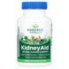 Комплекс для Підтримки Функції Нирок, KidneyAid, RidgeCrest Herbals, 60 вегетаріанських капсул,  Ridgecrest Herbals фото 3