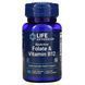 Фолат и B12, BioActive Folate & Vitamin B12, Life Extension, 90 Вегетарианских Капсул,  Life Extension фото 1