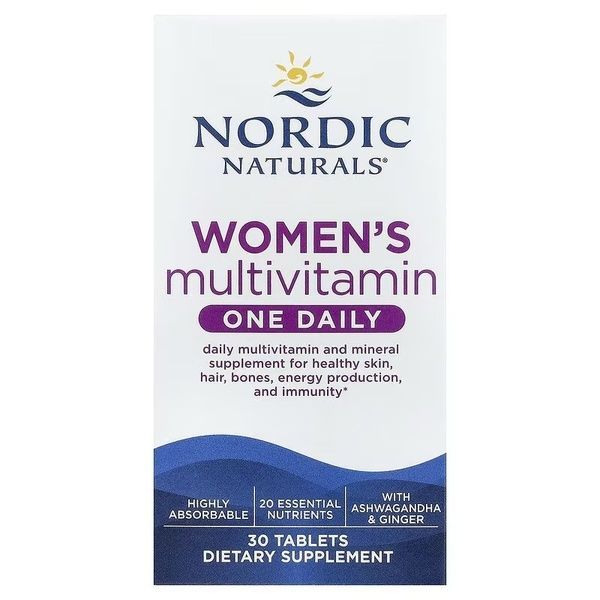 Мультивітаміни для жінок, Women's Multivitamin, One Daily, Nordic Naturals, 30 таблеток,  Nordic Naturals фото