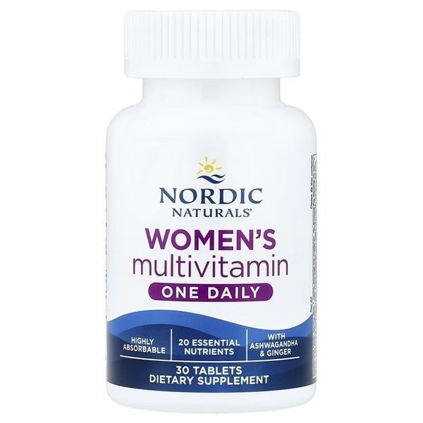 Мультивітаміни для жінок, Women's Multivitamin, One Daily, Nordic Naturals, 30 таблеток,  Nordic Naturals фото