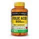 Фолієва кислота 800 мкг, Folic Acid, Mason Natural, 100 таблеток,  Mason Natural фото 1