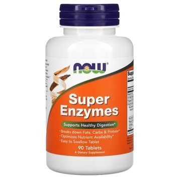 Суперферменти, Super Enzymes, Now Foods, 90 таблеток,  Now Foods фото