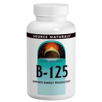 Комплекс Вітамінів Групи B 125мг, Source Naturals, 60 таблеток,  Source Naturals фото