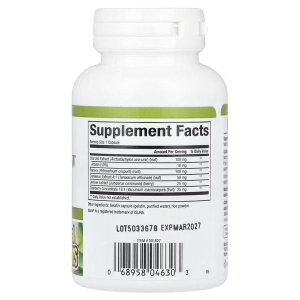 Здоровье Мочевыводящих путей, Urinary Flow Formula, Natural Factors, 90 капсул,  Natural Factors фото