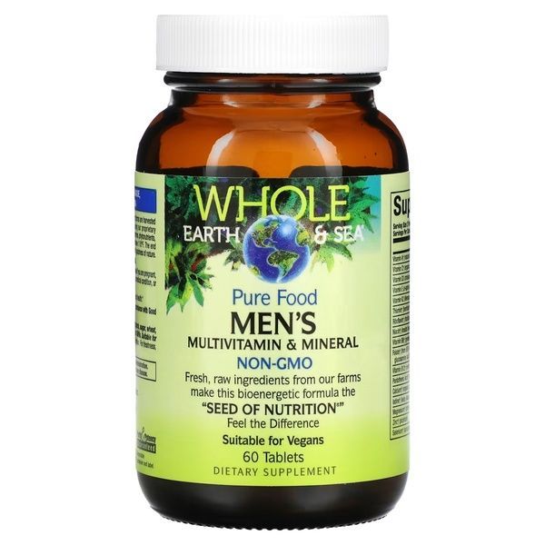 Мультивитаминный и минеральный комплекс для мужчин, Men's Multivitamin & Mineral, Natural Factors, 60 таблеток,  Natural Factors фото