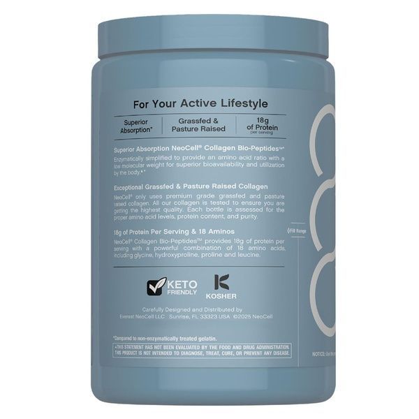 Био-пептиды коллагенового протеина, без вкуса, Collagen Protein Bio-Peptides, Neocell, 283 гр,  Neocell фото