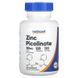 Цинк пиколинат, 50 мг, Zinc Picolinate, Nutricost, 120 капсул,  Nutricost фото 3