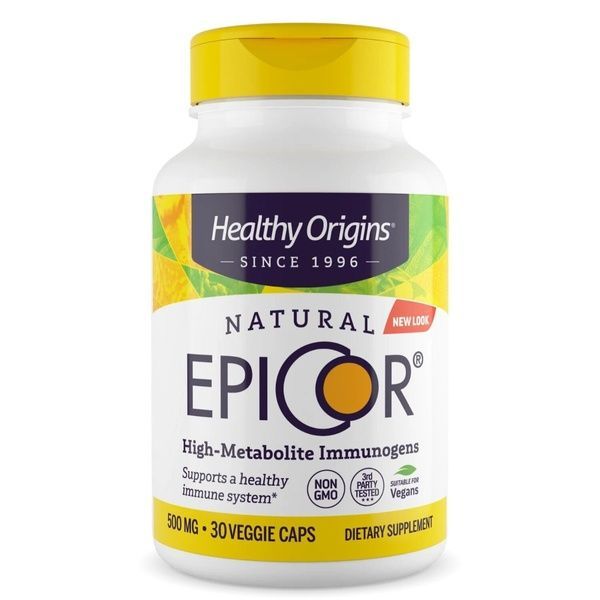 Природний Захист Імунітету 500мг, EpiCor, Healthy Origins, 30 гелевих капсул,  Healthy Origins фото