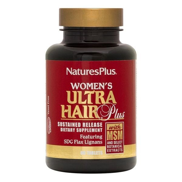 Комплекс для Роста Оздоровления Волос для Женщин, Ultra Hair, Natures Plus, 60 таблеток,  Natures Plus фото