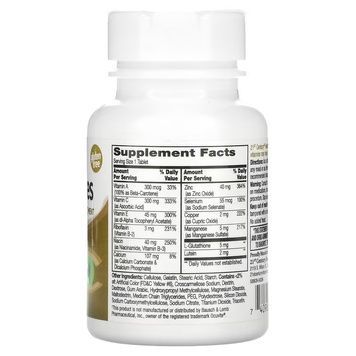 Комплекс для здоров'я очей із лютеїном, цинком та вітаміном B, Healthy Eyes, Extra With Lutein, Zinc & Vitamin B, 21st Century, 36 таблеток,  21st Century фото