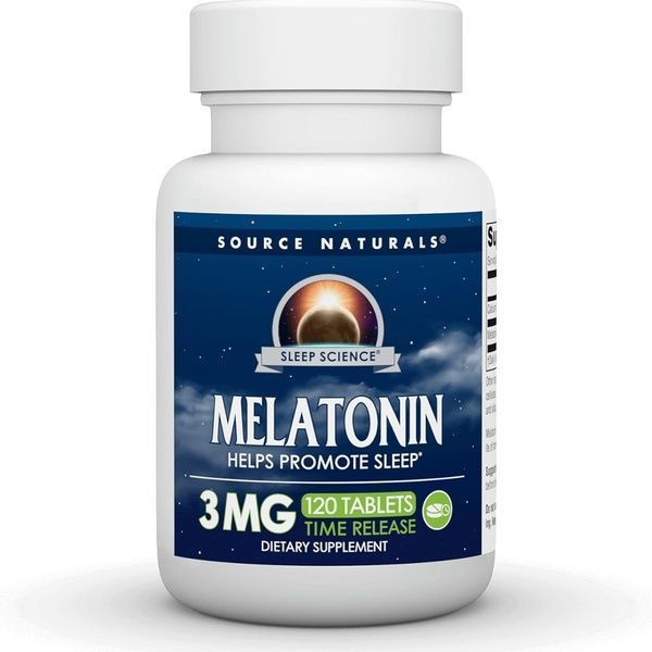 Мелатонин 3мг, Sleep Science, Source Naturals, 120 таблеток быстрого действия,  Source Naturals фото