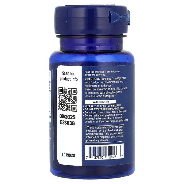 Поддержка Зрения с Шафраном, MacuGuard, Ocular Support with Saffron, Life Extension, 60 Гелевых Капсул,  Life Extension фото