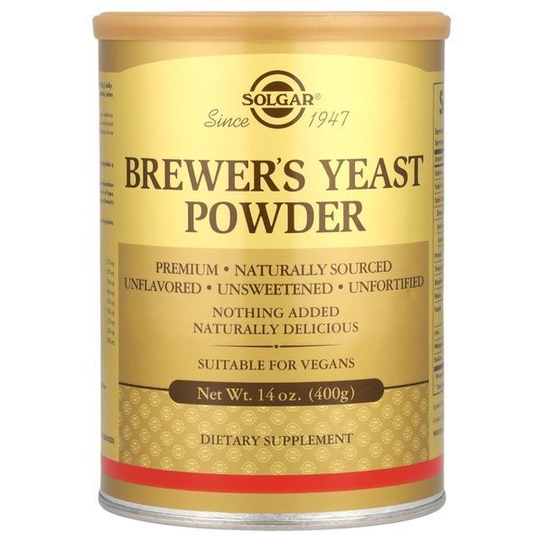 Пивні Дріжджі в порошку Solgar, Brewer's Yeast Powder, 400 гр,  Solgar фото